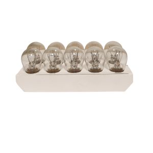 S25 12V 21/5W BA15d Clear Bulb – Pack of 10